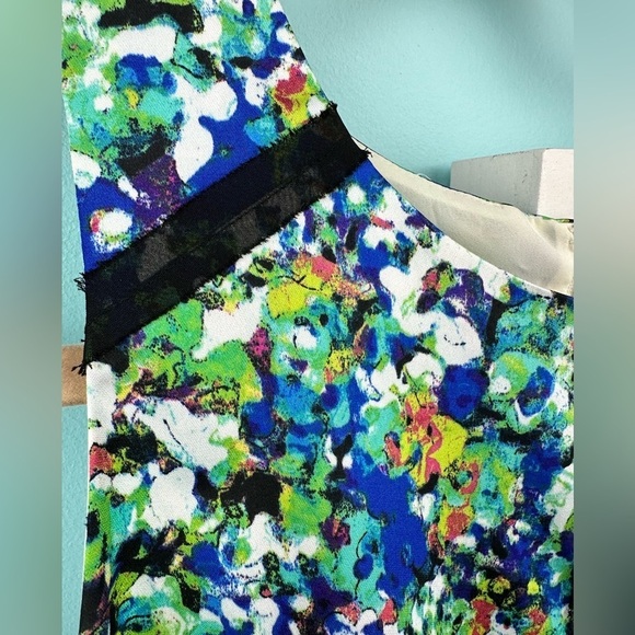 Ann Taylor women’s green flower dress, size 6, excellent new like condition - Picture 5 of 14